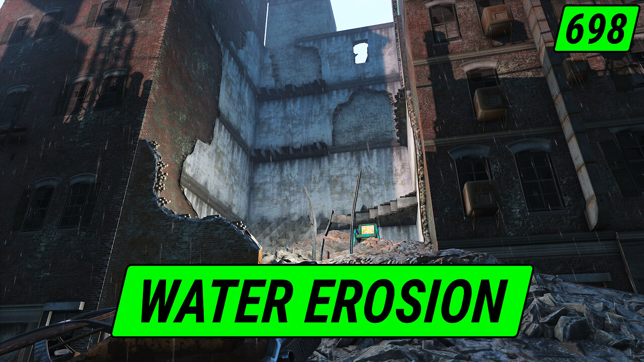 Water Eroded Building in Beacon Hill | Fallout 4 Unmarked | Ep. 698