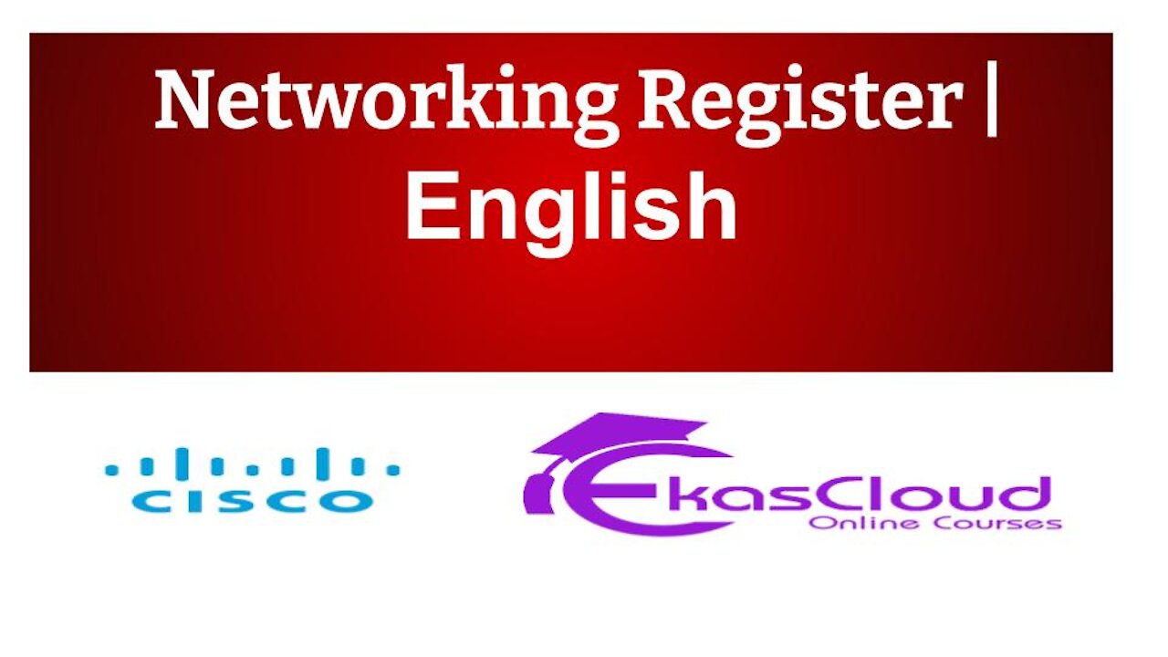 #Networking Register | Ekascloud | English