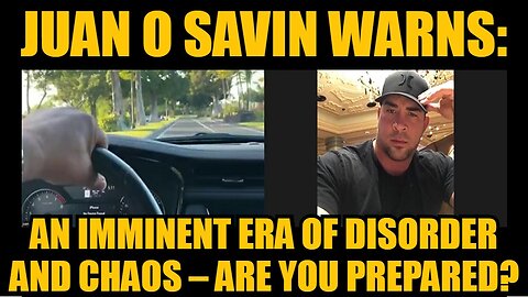 Juan O' Savin & David Rodriguez 10/23/24: A Period Of Disorder & Chaos Coming.. Prepare!