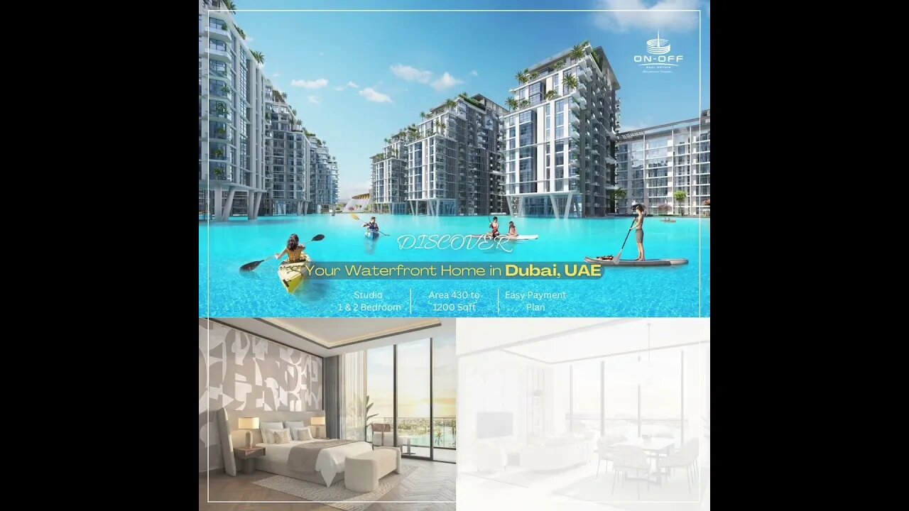 🌊Studio, 1 & 2 BR Luxury Apartments in Dubai, UAE #business #realestate #crypto #luxury #investment