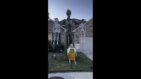 My daytime Halloween 2024 display