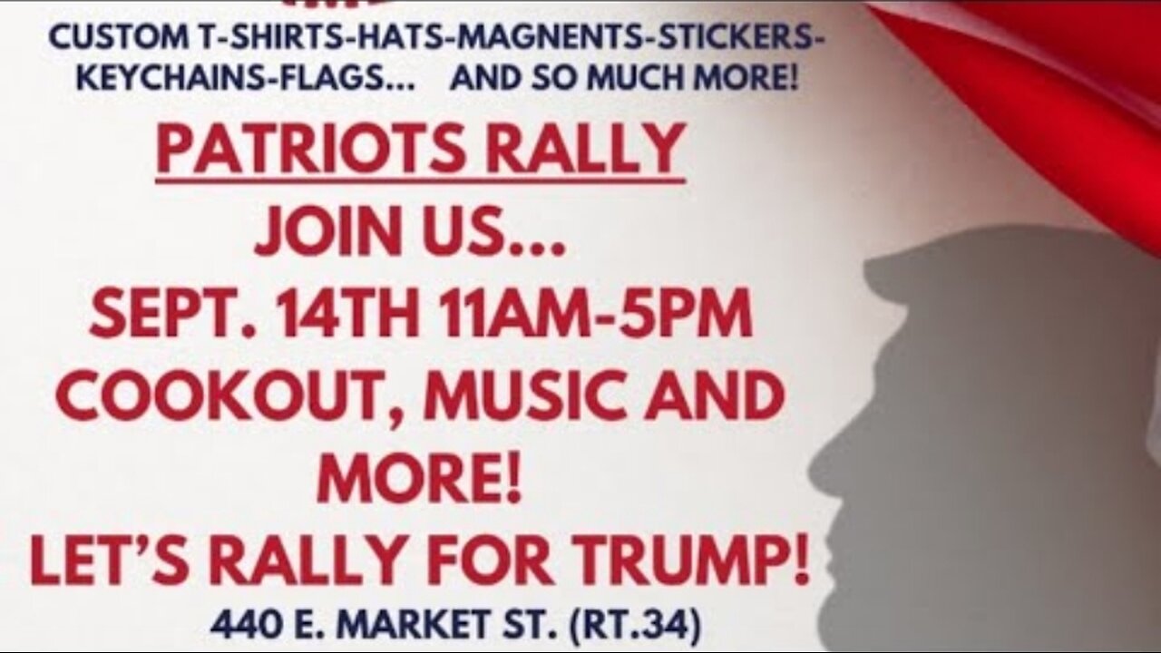 9/14 Patriot Rally let's Rally for Trump