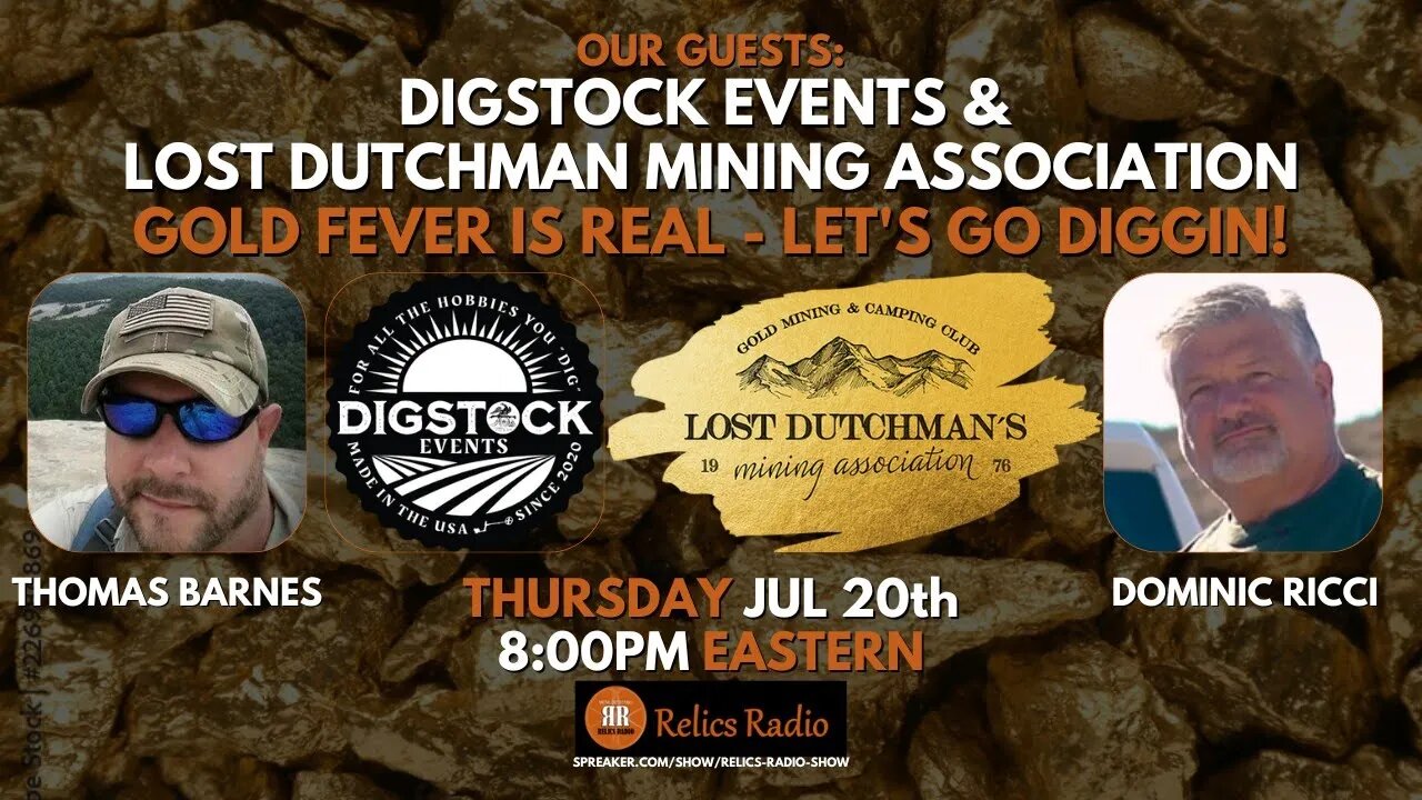 Digstock and Lost Dutchman Mining Assoc. Team Up for DIGSTOCK VII - GO FIND SOME GOLD!