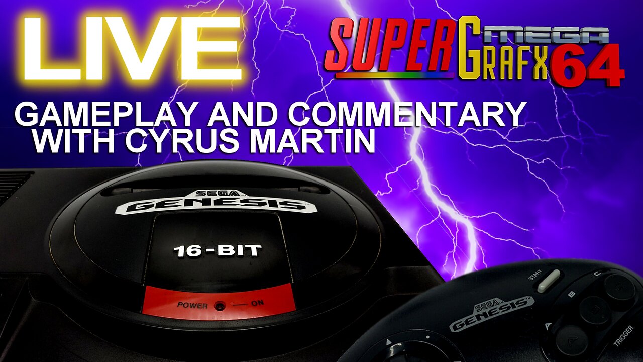 SEGA GENESIS LIVE WITH CYRUS MARTIN