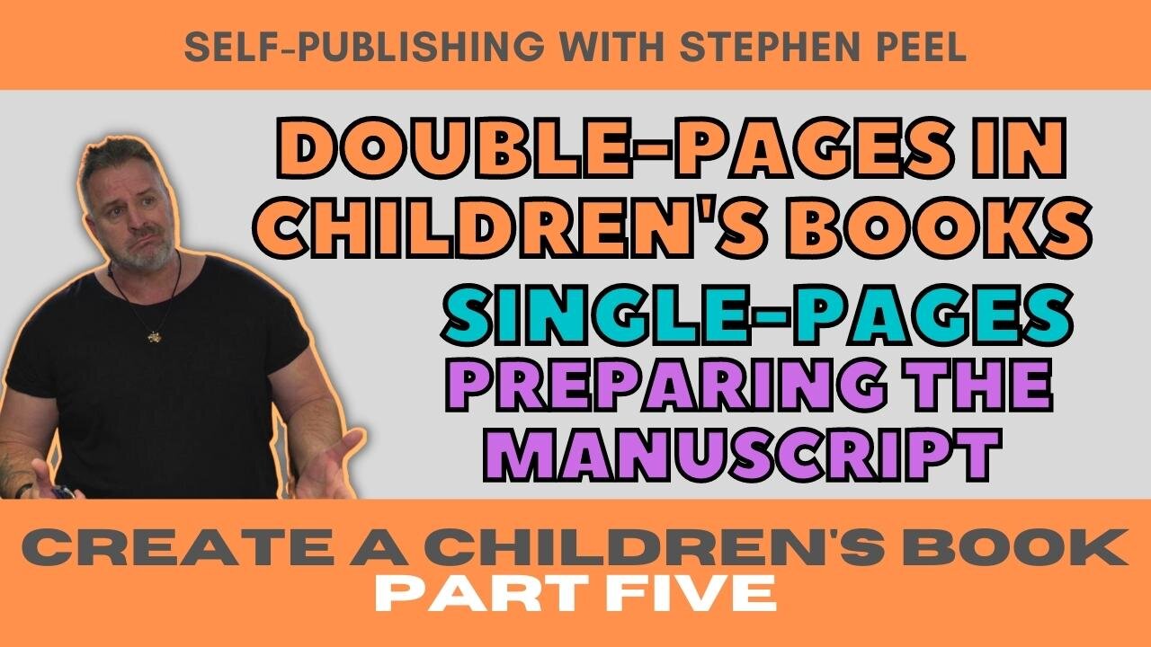 Children's Books with Double Page Spreads, Page Bleed, and Setting Words and Wording