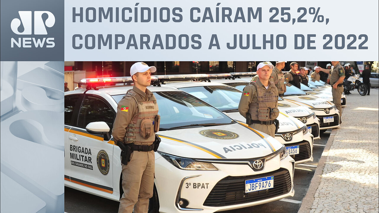 Rio Grande do Sul registra queda no número de crimes