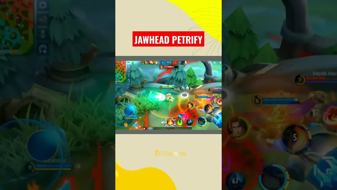 JAWHEAD PETRIFY #betwing88 #mobilelegend #mlbb #ml #shorts #shortvideo #omletarcade