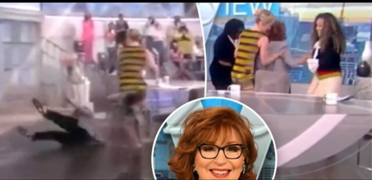 Joy Behar FACE PLANTS Live in Front of Audience