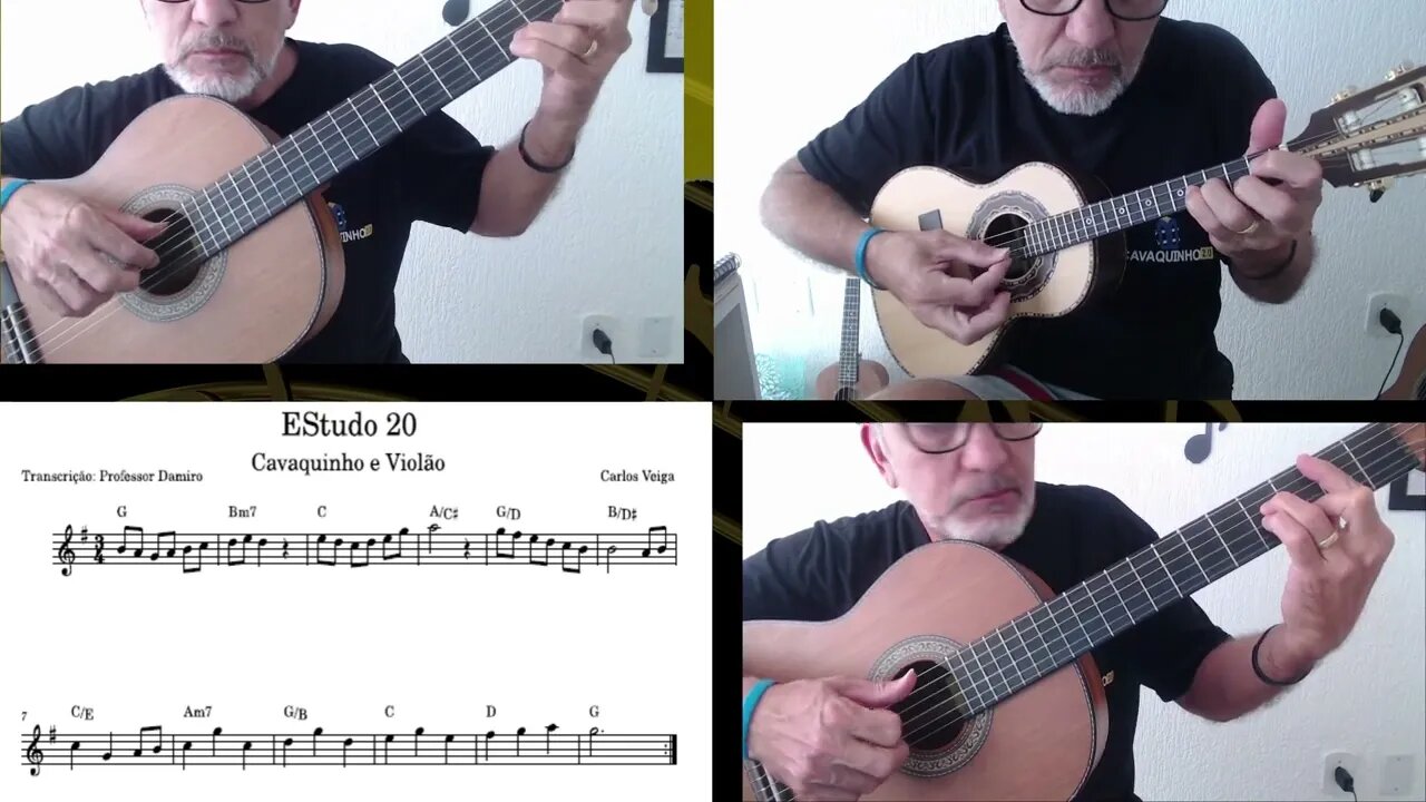 Estudo 20/20 para cavaquinho e violão