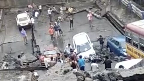 1 Dead, Many Feared Trapped After Bridge Collapse In India