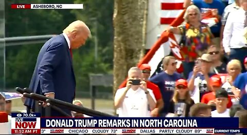 Trump Pauses Rally To Check On A Woman Who Fainted