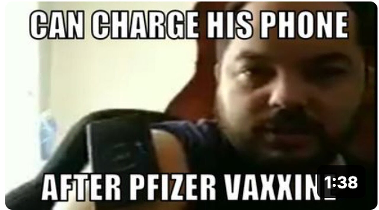 Man gets injected with Pfizer shot, now his body can charge his phone