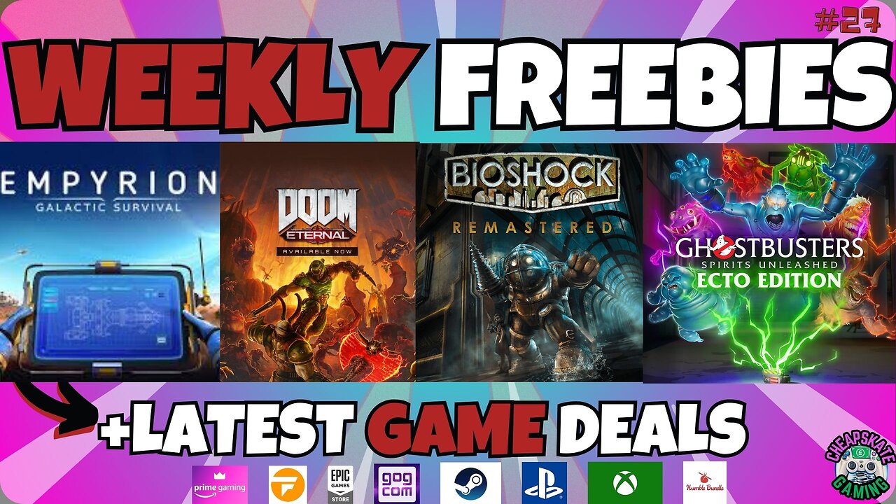 🎮 Don't miss 👀 these Free Games + Deals Freebie weekly Roundup 11th October