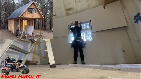 Drywalling a tiny home/Bunkie