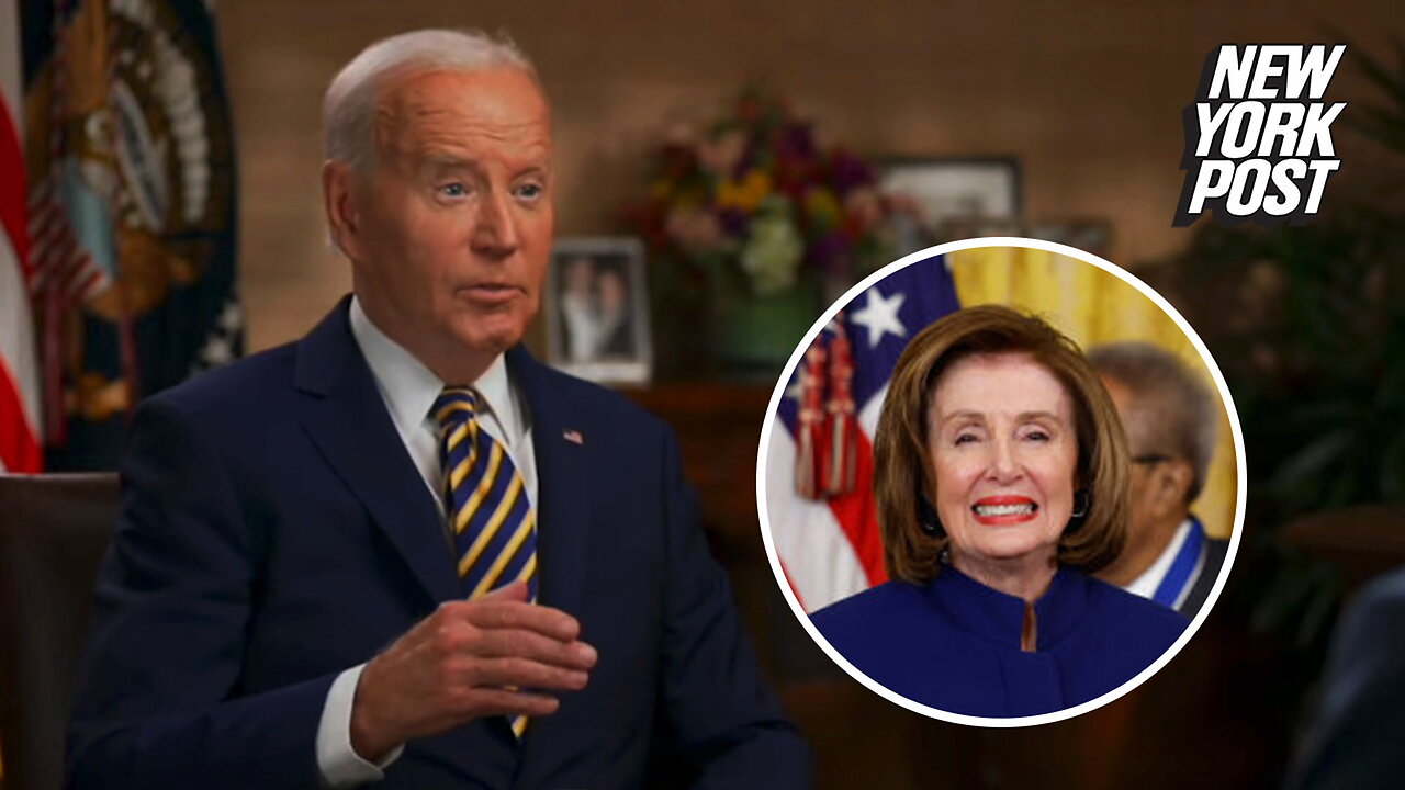 Biden specifically names Nancy Pelosi in first interview about why he dropped out of presidential race