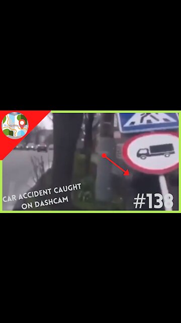 There's Lucky, Unlucky And This Guy - Dashcam Clip Of The Day 128