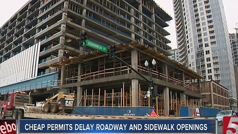 Cheap Permit Fees Keep Walkways Closed