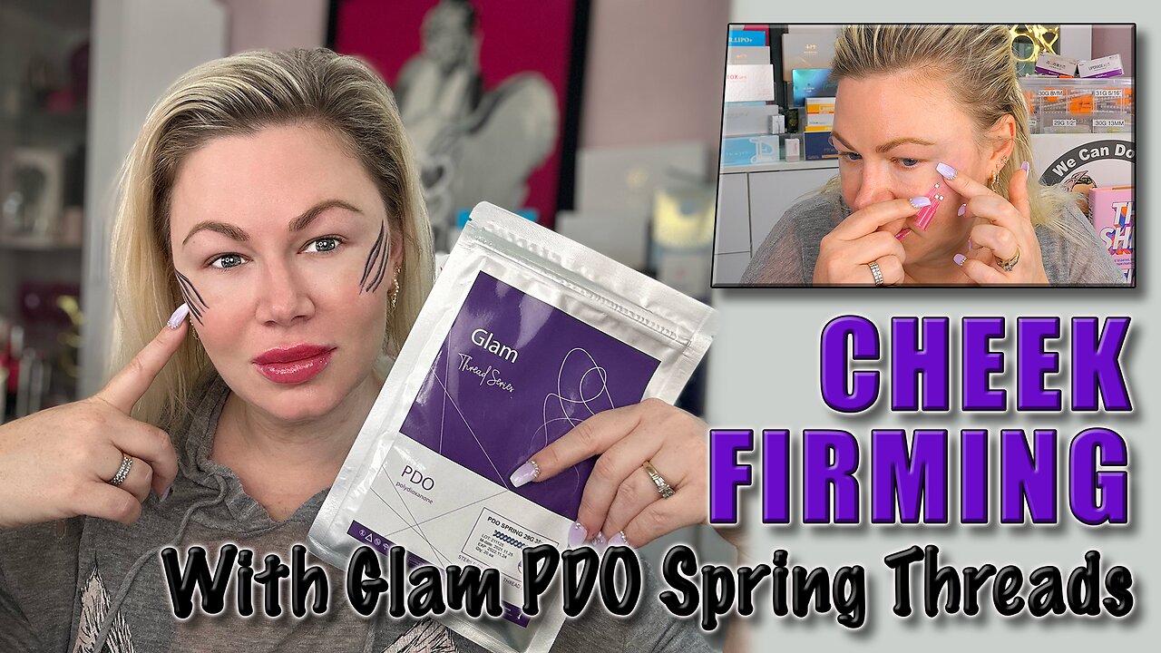 Cheek Firming w/ PDO Spring Threads! GlamCosm.com and code Jessica10 Saves you Money