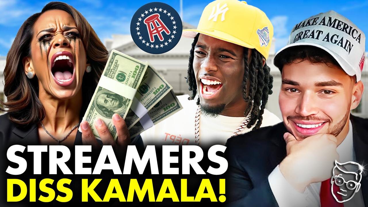 Biggest Streamers On Earth REJECT Kamala After She BEGGED To Come On Stream, Offered Bags Of Cash 💰