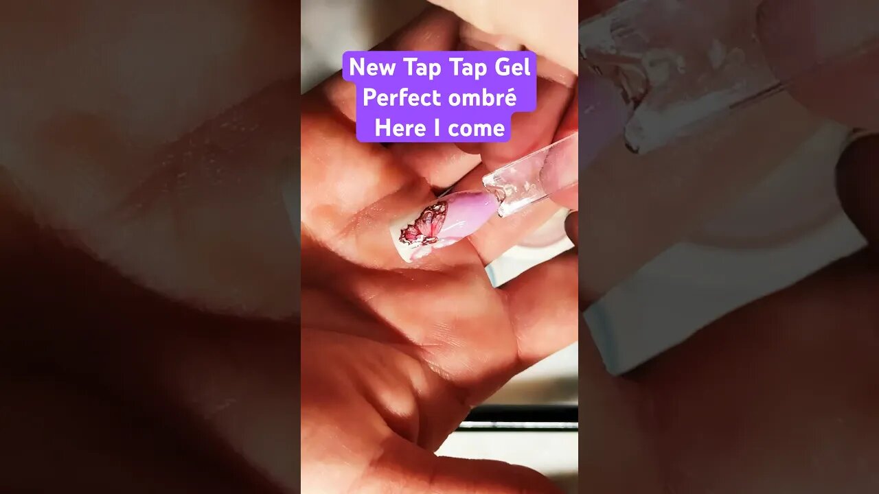New !!!! #ombrenailart #gel #taptap gel