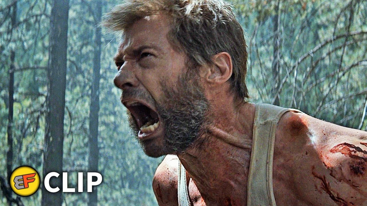 Wolverine's Berserker Rage - Forest Fight Scene | Logan (2024) Movie Clip HD 4K
