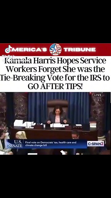 🚨 Kamala Breaks Tie to Penalize Hospitality Tips: A Hit to Hard-Earned Wages 💸👎