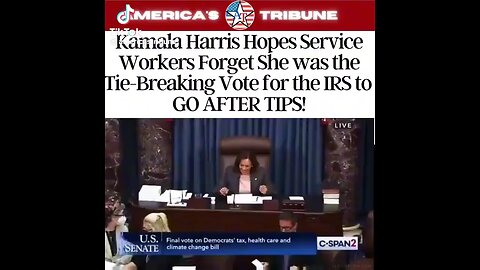 🚨 Kamala Breaks Tie to Penalize Hospitality Tips: A Hit to Hard-Earned Wages 💸👎