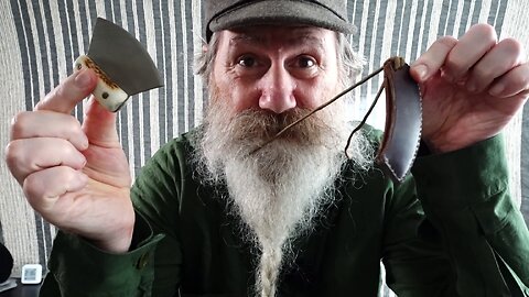 DIY Titanium Ulu an alternative to a neck knife all-purpose all-round hiking bushcraft cutting edge