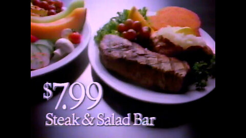 November 20, 1992 - The $7.99 Steak & Salad Bar at Sizzler