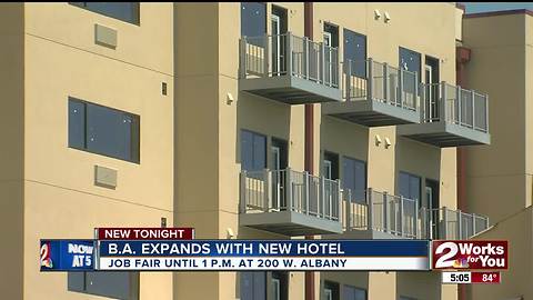 B.A. expands with new hotel