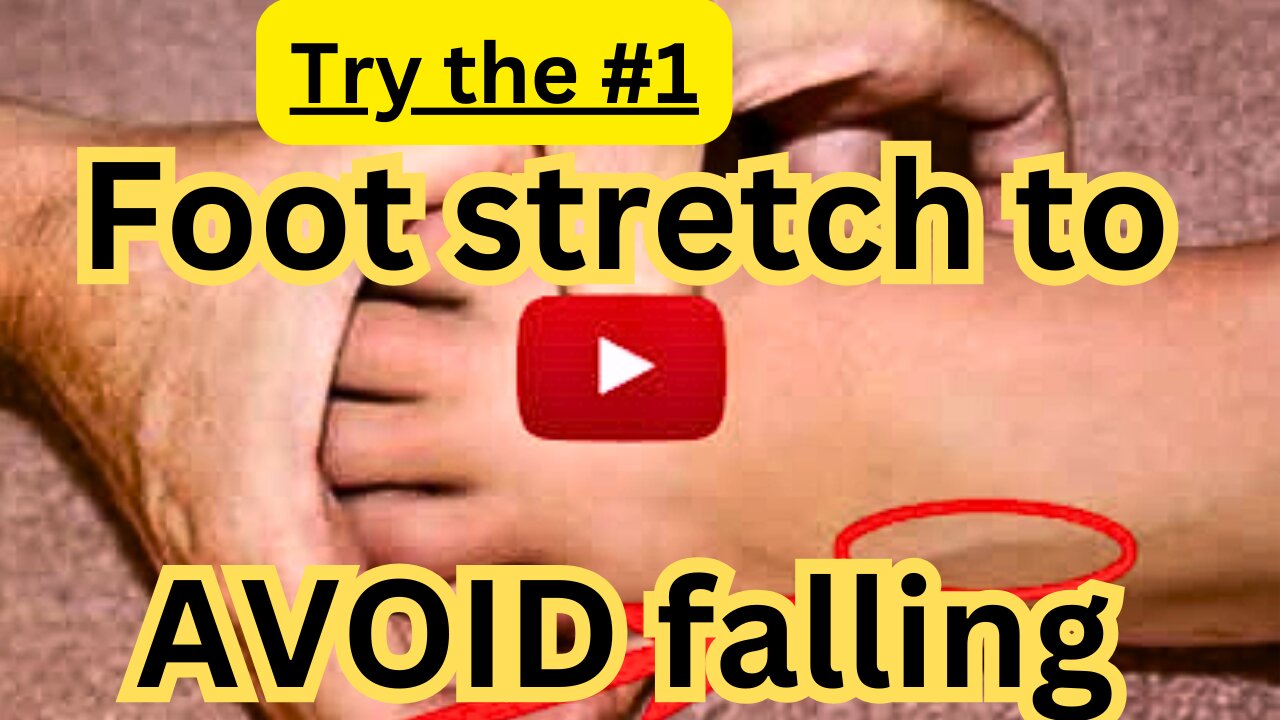 🫰#1 foot stretch to AVOID falling 🦶 | Revive your Balance Nerve| Neuro-Balance Therapy Reviews