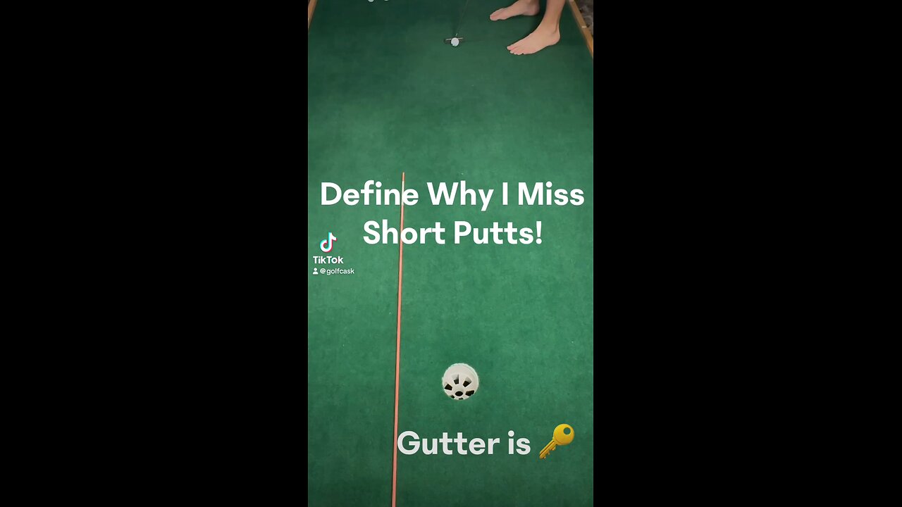 Define why i suck at short putts!