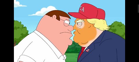 Peter Griffin ferocius fight whit Donand Trump. FULL FIGHT