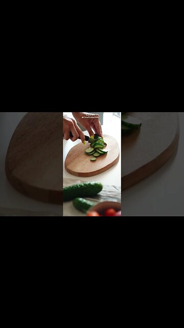 Cucumbers and watermelon