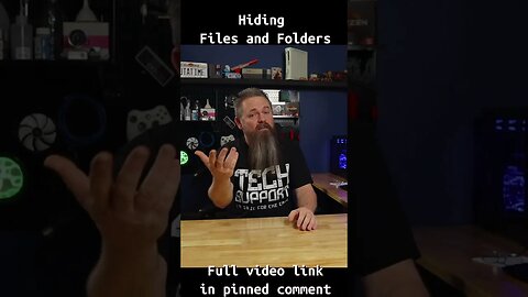 Multiple Ways To Hide Files In Windows #Shorts