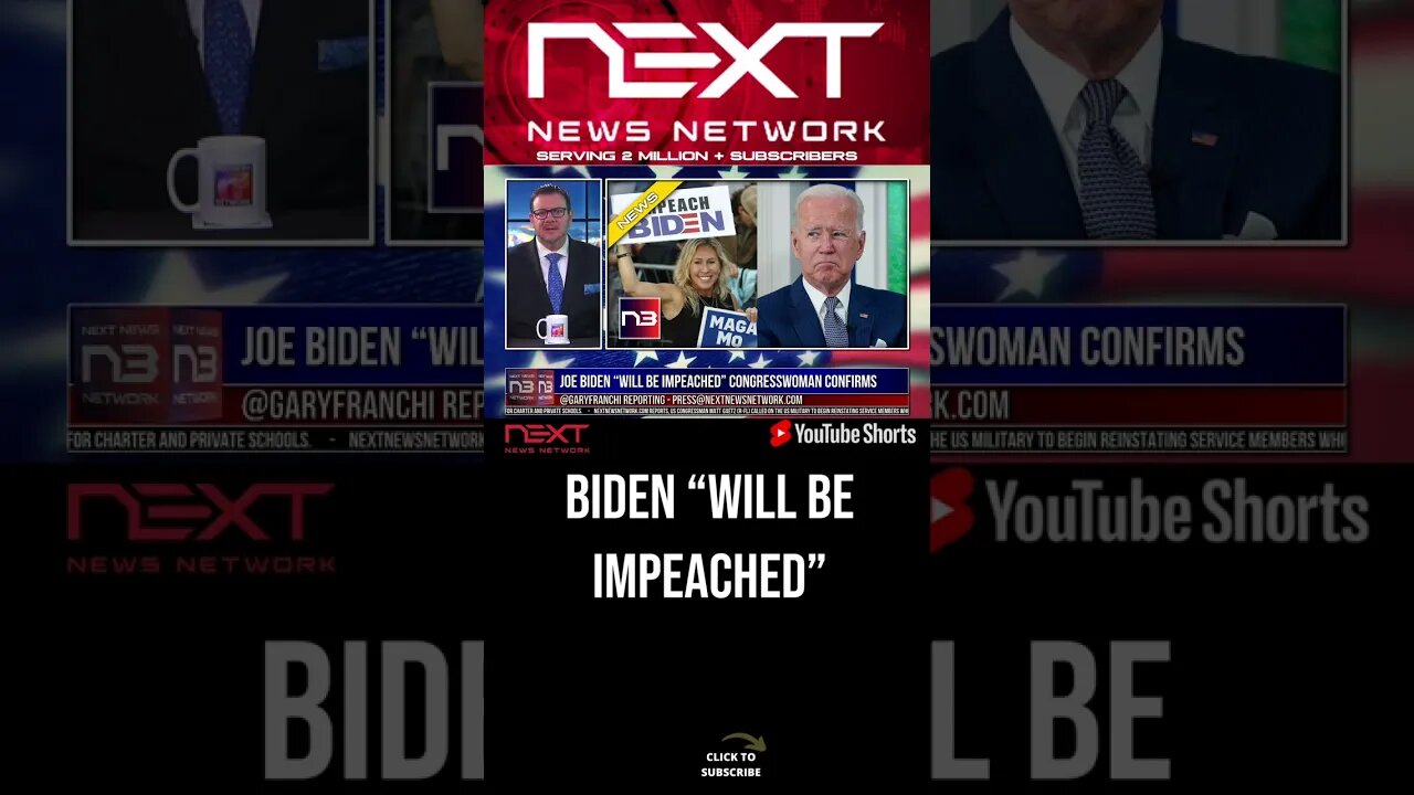 Joe Biden “Will Be Impeached” Congresswoman Confirms #shorts