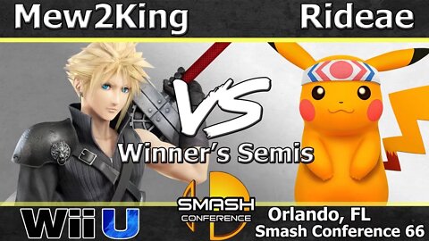 FOX MVG|Mew2King (Cloud) vs. Shoq|Rideae (Pikachu) - Wii U Winner's Semi's - SC: LXVI