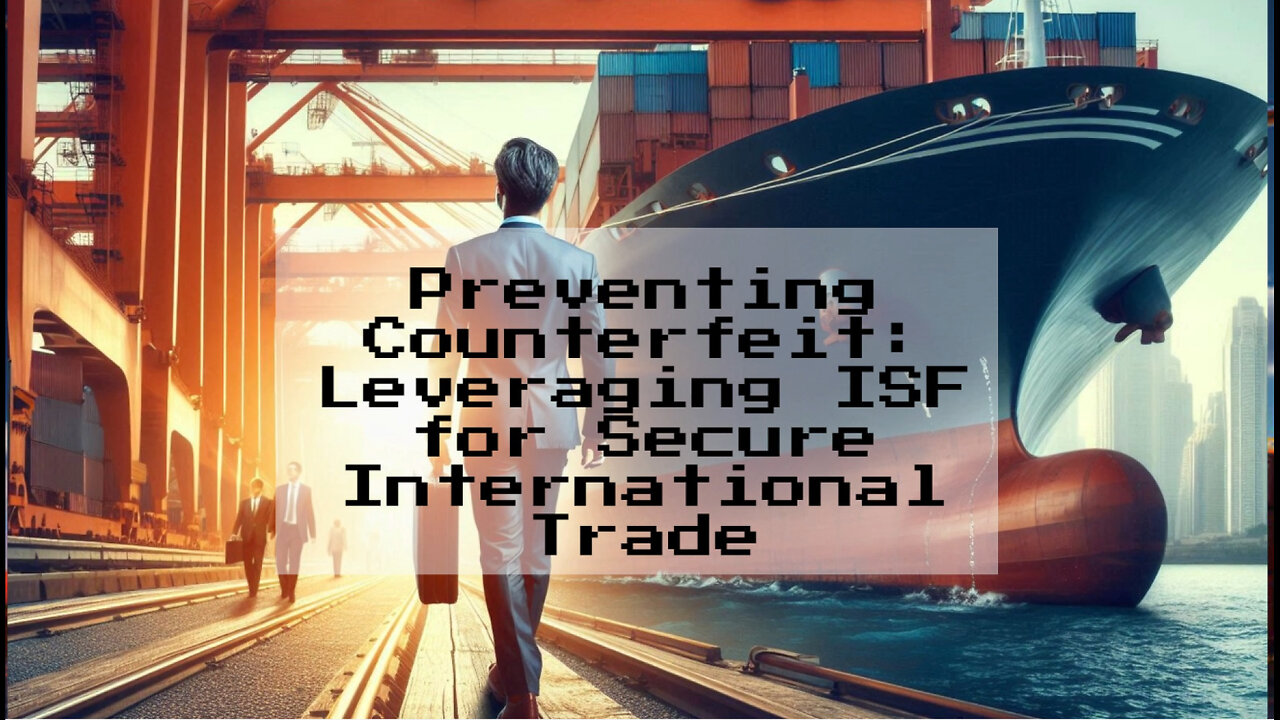 ISF: The Ultimate Weapon Against Counterfeit Goods in International Trade