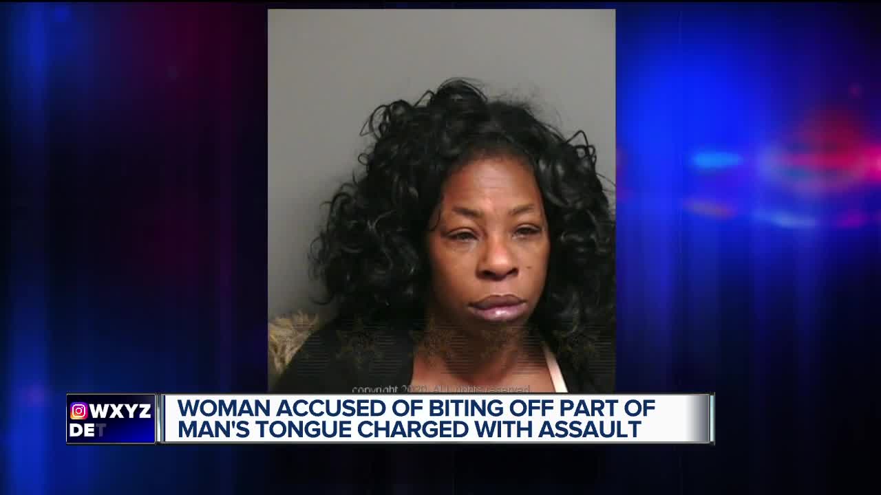 Woman charged for allegedly biting off part of man's tongue she was kissing in Macomb Co.