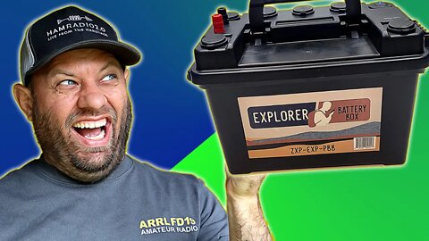 INSANE Battery Box for HAM RADIO, Boat, Trailer, Camper