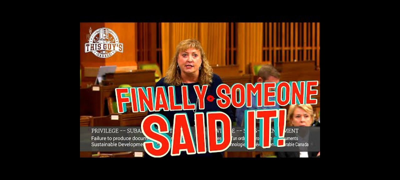 FINALLY SOMEONE SAID IT