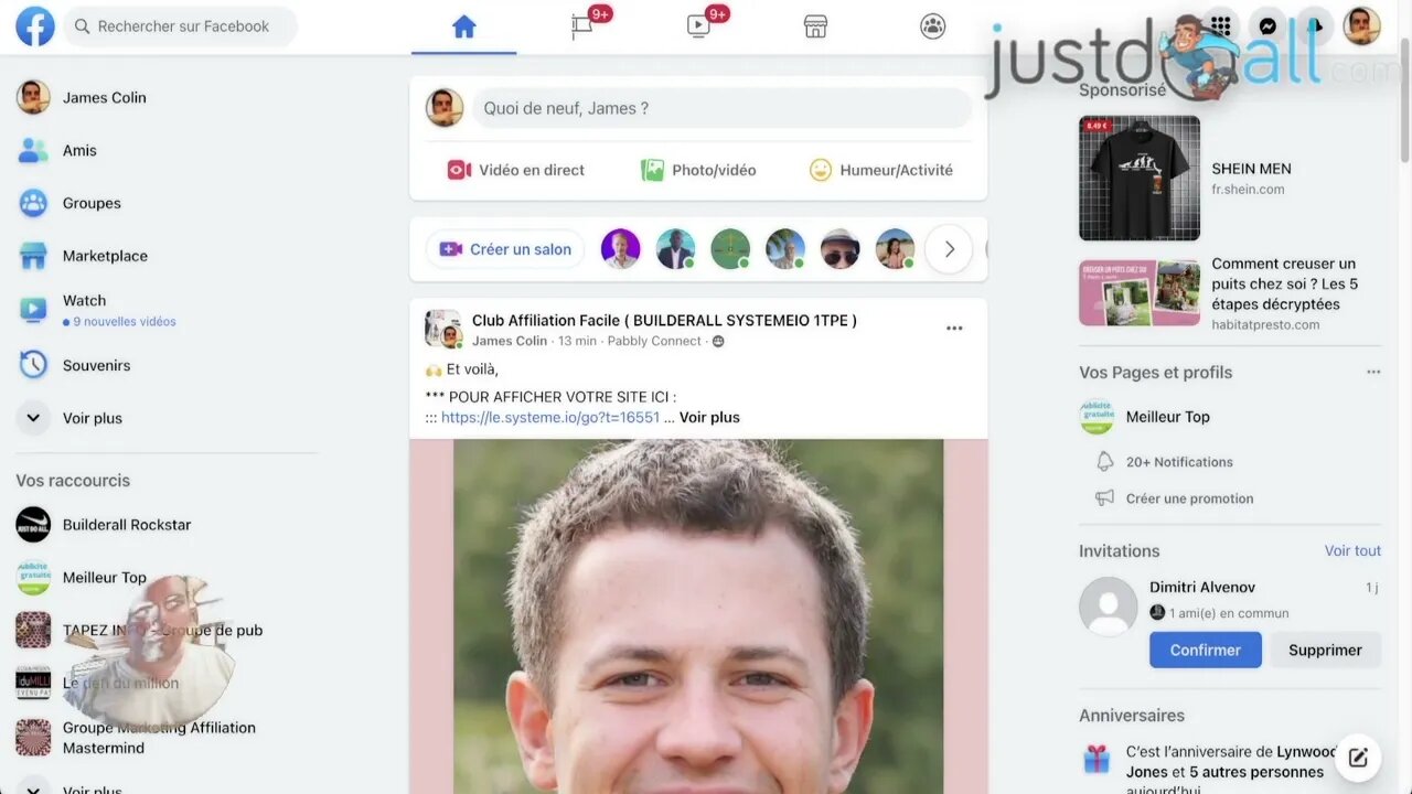🫥. TUTORIAL: How to have a link without having a link in facebook posts and elsewhere? With GMAIL