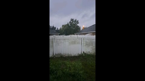 Hurricane Milton from our back yard.