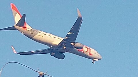 Boeing 737-800 PR-GUR coming from Guarulhos to Fortaleza