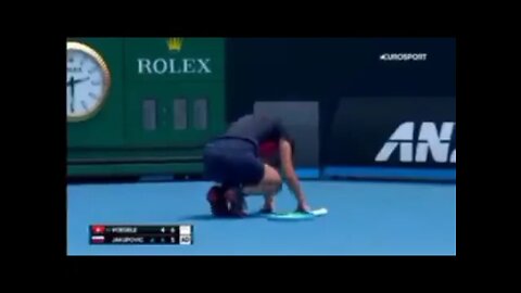 Tennis Player Develops Heart Problems While Playing And Unable To Continue The Game.
