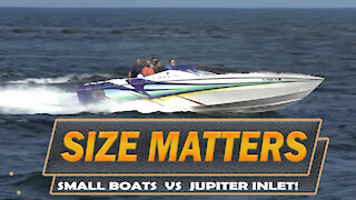 BOATS GONE WILD - Size Matters HD. Small Boats Are No Match For Incoming High Tide Waves.