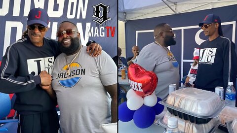 Rick Ross Runs Into Snoop Dogg At Jackson State University Homecoming Game! 🏈