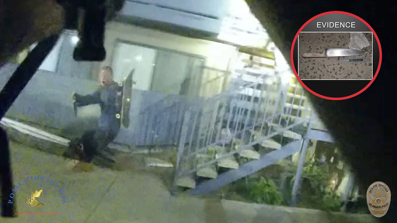 LAPD shot a suspect armed with a knife after hours of negotiations failed