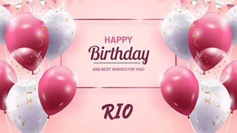 Happy Birthday to Rio - Birthday Wish From Birthday Bash