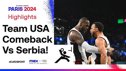 Stephen Curry leads Team USA out of 17-point hole to beat Serbia | #Paris2024 #Olympics